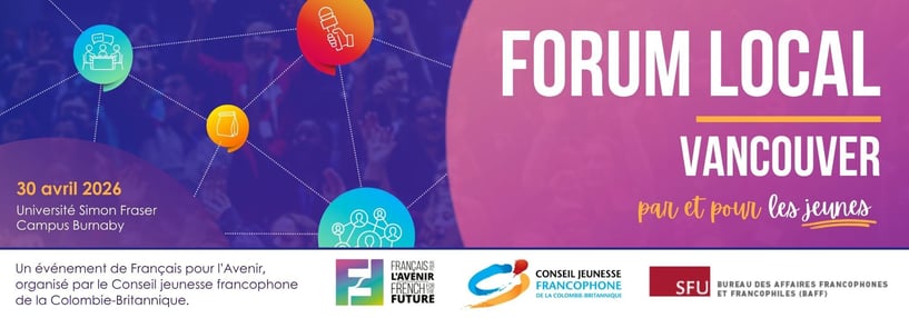 Bannière Forum local Vancouver 2026 - FR