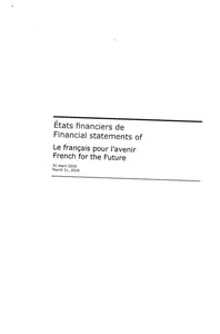 Financial statement