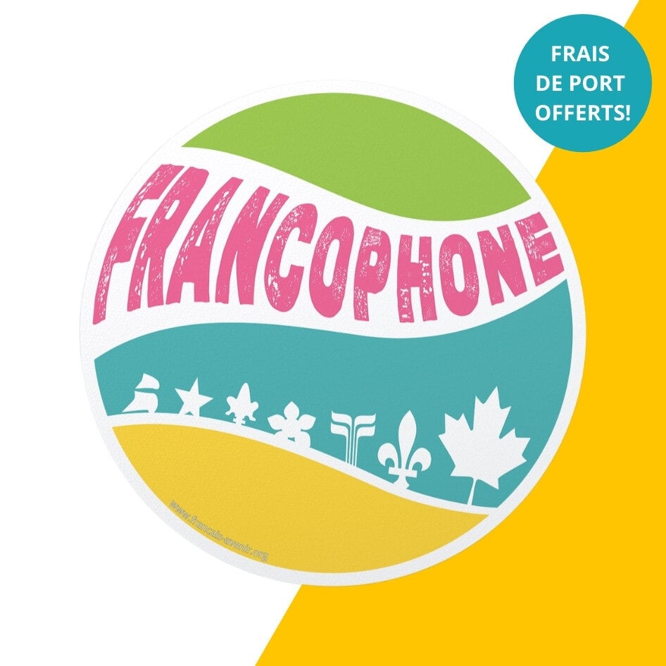 FRANCOPHONE sticker