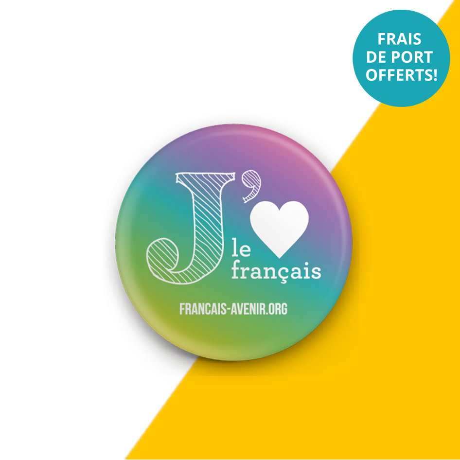 Button J'aime le français